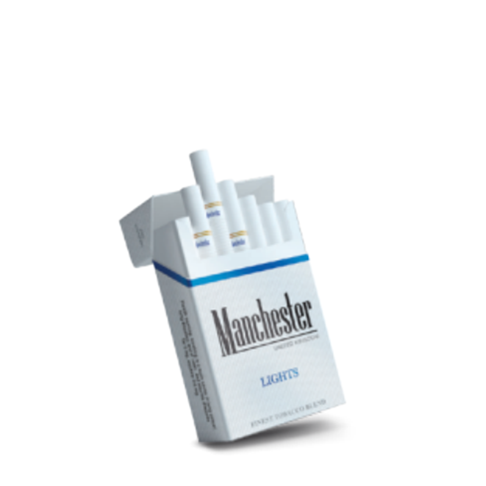 Manchester Lights Cigarettes - 1 Carton (10 Packs), an example Kavzora product record to verify before ordering